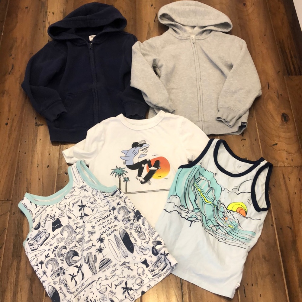 Gap - Boys Bundle - Set of 5 - Small (6/7)